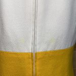 Donna Toran Vintage Yellow & White Colorblock Suit Dress & Blazer Size 8 Gold Photo 10