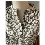 Elizabeth and James  Leopard Print Button Front Tiered Mini Dress Womens Size S Photo 3