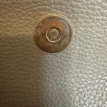 Marc Jacobs Leather Pebbled Taupe Gray Flap Small Crossbody Handbag. Photo 13