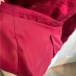 Chico's Chico’s Size 2 (Size L / 12–14) Neva Crimson Linen-Blend Zip-Up Blazer Jacket Photo 8
