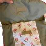 Handmade Burlap & Floral Sage green & Rust cottagecore tote . Photo 3