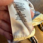 Alice + Olivia Yellow and Black Geometric Crop Top Photo 9