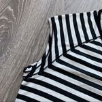 Kate Spade NWT Women's Black Stripe Open Back Tee Photo 7