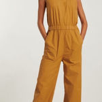 Everlane The Fatigue Apron Jumpsuit Sleeveless Utility Amber 12 Photo 0