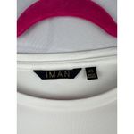 Iman Long Sleeve White Top XS Made In Indonesia Photo 2