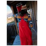 Free People FP Movement by  Hit the Slopes High Pile Fleece Snow Bibs Size Small Photo 3