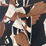 Chico's Chico’s Women’s Pants Abstract Black/White/Brown Size 0.5R Photo 3
