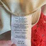 Motherhood Maternity  Coral Crochet Lace Sleeveless Tank Top Women’s Medium Photo 4