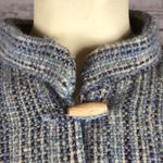 American Vintage  hand woven jacket lined & with wooden toggles size small Photo 4