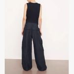 Vince  Drop-Waist Wide-Leg Cargo Pant Sz 14 Photo 1