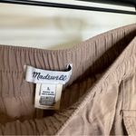 Madewell Straight Cargo Pants in Softdrape Tencel Light Umber size L Large NL207 Photo 10