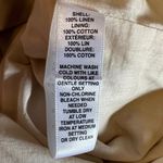 Saks 5th Avenue Saks Fifth Avenue 100% Linen Cream Pencil Skirt Sz‎ M Photo 5