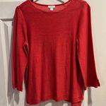 J.Jill  Linen Blended Boat Neck Sweater Size Small Photo 0
