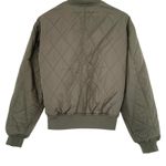 Thread & Supply Olive Green Quilted Bomber Jacket Women Size Extra Small NEW XS Photo 2