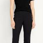 Old Navy  Boot Cut Stretch Uniform Pant Womens Size 10 Black Jack NWT NEW Photo 0