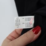 Chiara Boni La Petite Robe Black V Neck Mermaid Hem Cocktail Dress Size 6 Photo 3