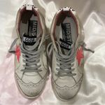 Golden Goose  Mid Star Sneakers White Pink Patent Star Mid Top Size 7/37 Leather Photo 5