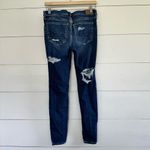 American Eagle  Women’s 6 Regular Distressed Dark Wash Jeggings Photo 1