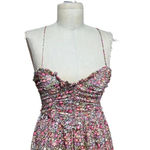 For Love & Lemons For Love & Lemons Joelle Maxi Dress Pink Floral Print Photo 2