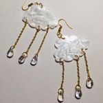 Korean Vintage Acrylic Cloud Earrings Photo 8