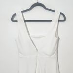 Lulus  White Square Neck Sleeveless Midi Dress NWT Size Small Photo 6
