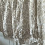 Eddie Bauer Cream Long Sleeve Buttoned Pull-Over 100% Cotton Size S Photo 5