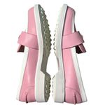 Tory Burch  Preppy Pocket-Tee Golf‎ Pink & White Loafers size 6M Photo 6