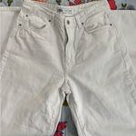 ZARA  White Mid Rise Wide Leg Jeans Photo 2