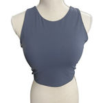 Avia Avía grey Crop Sports Bra Size M(D-DD) Low Support Removable Pads Built In Bra Photo 0