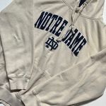 notre dame university sweatshirt Tan Size L Photo 0