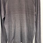 Athleta  Black and gray Long Sleeve athletic workout Top size medium Photo 1