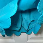 Lulu B Skort Size 6 Turquoise Blue Scalloped Hem Athletic Golf Activewear UPF 50 Photo 1
