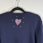 Christopher & Banks Christopher & Banks Button Up Sweater Navy Blue Patriotic Western Women's 2X Photo 7