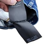 Saint Laurent NEW 100% Cotton Baggy Jeans Blue High Rise Size 27 Photo 9