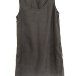 J.Crew  Linen Black shift dress with pockets and accented hemline 2 Photo 2