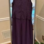 Afterdark Women's Violet Size 8 Mother Of the Bride Formal Sleeveless Long Dress Purple Photo 1