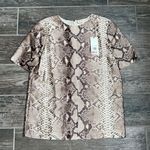 Tory Burch  Animal Print Silk Top Photo 0