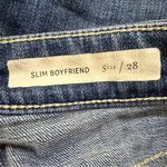 Pilcro and the Letterpress Anthropologie Pilcro Mid-Rise Slim Boyfriend Denim Medium Wash Shorts Size 28 Photo 3