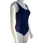 Nicole Miller Studio womens medium navy blue one-piece swimsuit with scoop back Photo 1