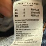 American Eagle Outfitters Women's Ripped Dark Blue Skinny Jeans Photo 2