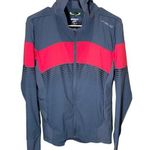 Brooks  windbreaker full zip hoodie reflective Gray Small Photo 0