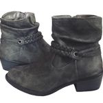 Easy Street Gray Braided Ankle Booties Photo 10