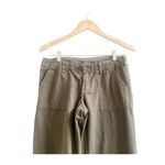 John Galt Shanghai Women’s Low Rise Chino Pants Olive Green Straight Leg Size S Photo 3