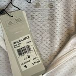 Adidas NEW  Womens White Peplum Active Tennis Golf Activewear Top Sz S Photo 4