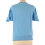 James Kenrob Vintage 70s  by Dalton Chevron Baby Blue Short Sleeve Sweater Vest L Photo 1