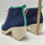 Opening Ceremony Grunge Lace Up Sneakers Canvas Booties Color Block Size EU 37 Photo 7