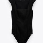 ZARA Bodysuit With Shoulder Pads Photo 0