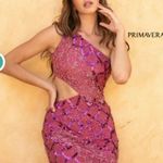 Primavera Couture Primavera Pink Homecoming Dress Photo 3