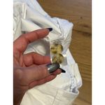 Le Tigre women's cropped chino pants size 12 tiger logo Preppy Classic Modern‎ White Photo 11