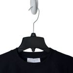 Everlane NWT The Human Large Print Crewneck Sweatshirt size small Black On Black Photo 1